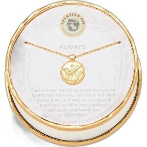 Sea La Vie always gold cardinal necklace